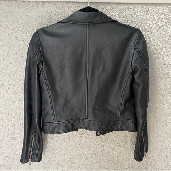 Aritzia Babaton Jagger Leather Moto Jacket - Picture 2 of 16